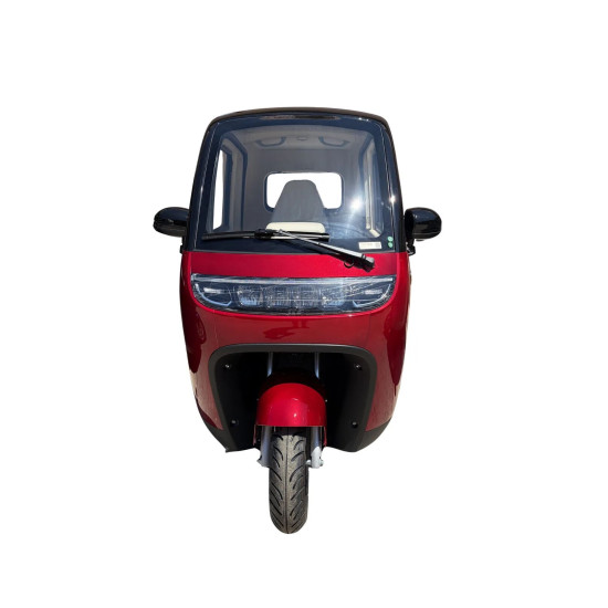 ENERBIKE TRIO CABIN 2.0 - elektrická trojkolka s uzavretou kabínou - 1kW 60V 58Ah, bez vodičského 25km/h